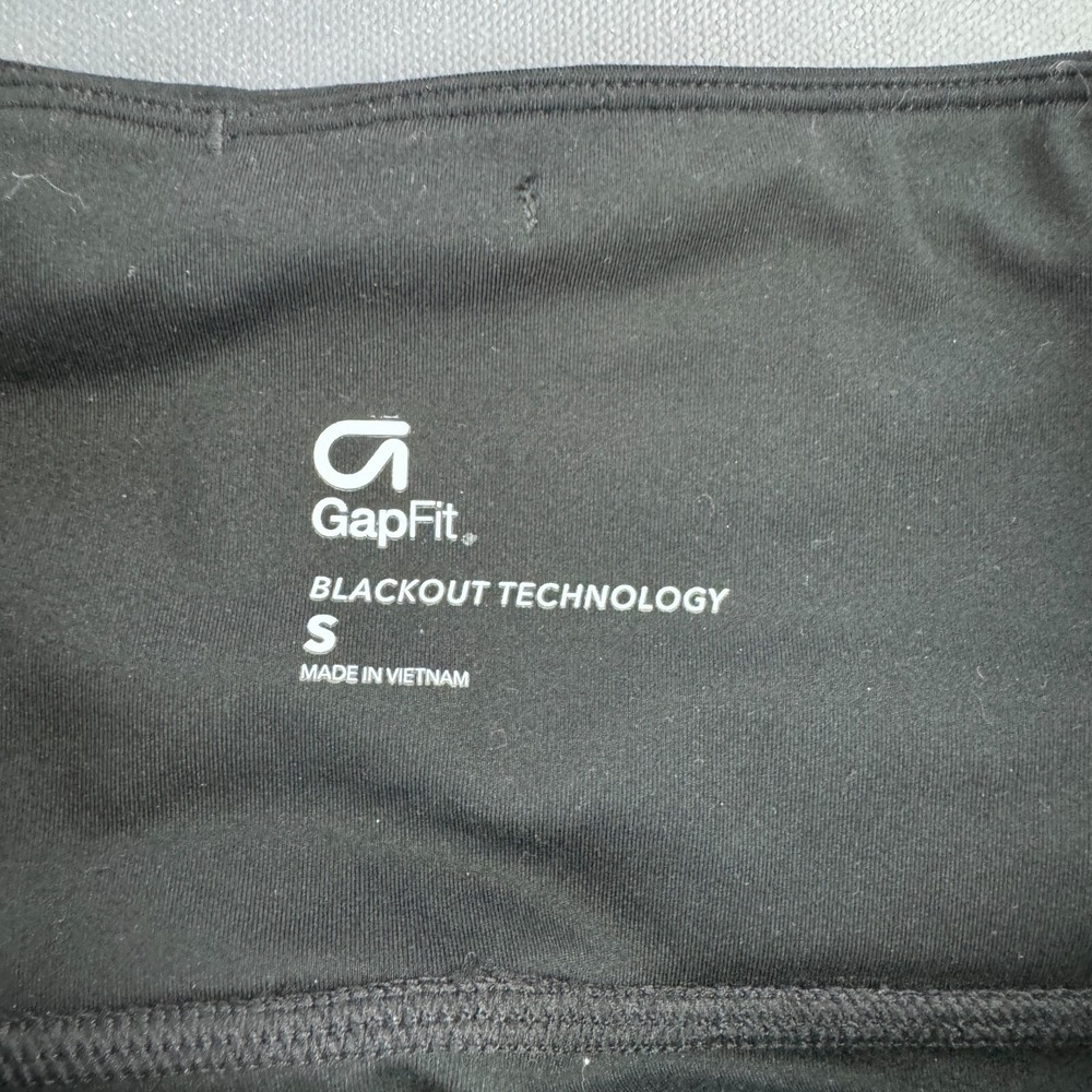 GapFit Blackout Women's Size Small Gray Camo Cropped Workout Leggings Athletic - Picture 4 of 12